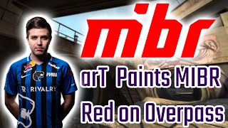 arT Paints MIBR Red on Overpass