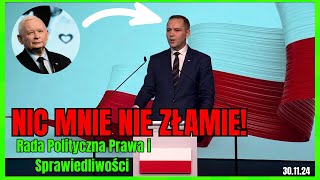 "Nic mnie nie złamie" - Ostre deklaracje Nawrockiego