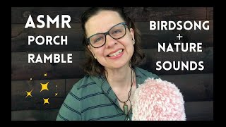 ASMR Ramble Outside with Birdsong + Nature Sounds 😊✨🦉 (plus hand movements + personal attention)