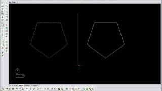 progeCAD - Tükrözés