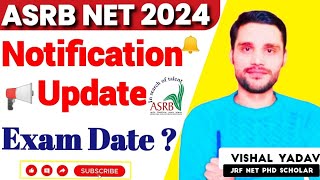 ASRB NET ARS 2024! Notification Update!Q & A Session!A to Z Information!#asrb NET 2024#notification!