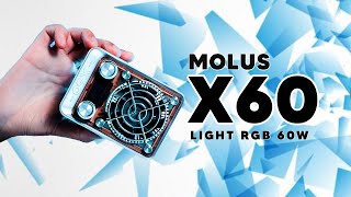 ZHIYUN MOLUS X60 RGB - COB LIGHT - REVIEW COMPLETO