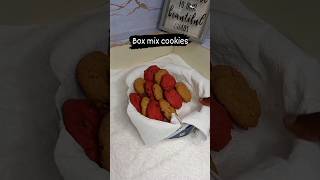 Box mix cookies. #box mix #youtubeshorts #baking #cookies