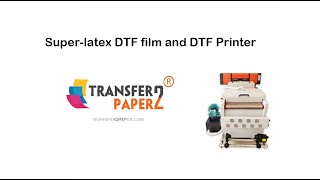 How to transfer the pattern when we are using DTF film?