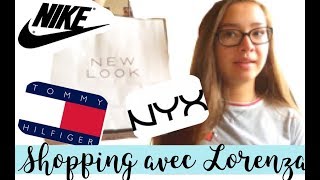 HAUL - Shopping w/Version Girly ! Nike, Tommy Hilfiger, NYX, New Look