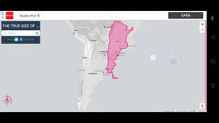 True Size of Argentina