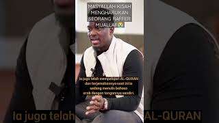 MASYALLAH KISAH MENGHARUKAN SEORANG RAPPER MUALLAF #shorts