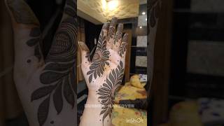 #shorts Stylish leaves mehndi design / stylish henna leaves / new vines mehndi design #mehndi