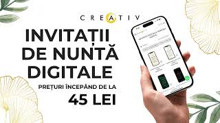 Invitatii nunta - fizice sau digitale | creativ.ro