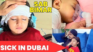 Tough day without househelp when Everyone is sick / Dubai life Indian family Hindi vlog