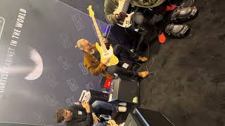 2024 NAMM show - Thunder cat, Hadrien Feraud & Michael pipoquinha shredding in the booth