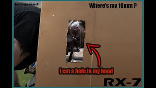 Cutting a hole in my RX-7