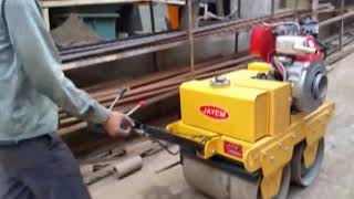 DOUBLE DRUM WALK BEHIND VIBRATORY ROLLER