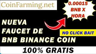 GANA BINANCECOIN: Gana más de 15 MIL (Fracciones) DE BNB x HORA | 100% GRATIS |  |  NO  INVERSIÓN |