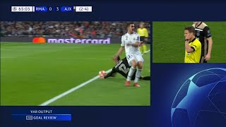 Real Madrid 0:3 Ajax Amsterdam Video Assist Championsleague 2019 HD