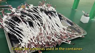 Micro coax cable for cameras that used in the container