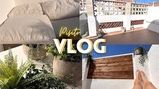 VLOG PISITO I CAMBIO RADICAL de la TERRAZA, y low cost!