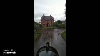 Oakridge Farm, Driving A Class 1 Truck Through The Narrow Roads And Villages Of Shropshire, UK.