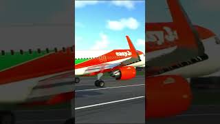 Arriving at Aberdeen EasyJet ASOBO A320