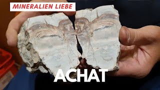 Achat aus dem Lierbachtal - Aus Mineralien Sammlung