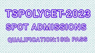 #TSPOLYCET#2023#Spotadmissions