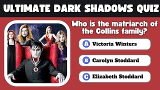 Only the Biggest Fans Can Score 100% on This Dark Shadows Trivia Quiz! 🏆🌑