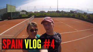 Playing Tennis - Spain Vlog #4