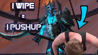 HEROIC SOD PUSHUP CHALLENGE - HC sanctum of domination viewer raids  and i guide the raid