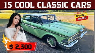 Why is this car sold cheap? Classic Cars For Sale Chevrolet, Ford  at Low Prices