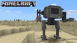 MINECRAFT (PS4) : The CRT Recruit Mech From Hawken