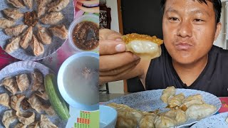 Pork Momo with Soup 🍲//Naga Mukbang