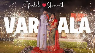 Vaishali ❤️ Shamanth  VARMALA ( वरमाला ) | Engagement Ceremony | @ShooterSpot