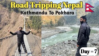 Kathmandu to Pokhara | Nepal Bike Ride 2024 || Kathmandu To Pokhara By Raod |