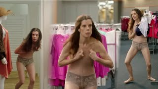 Meredith MacNeill wearing only pantyhose & panties as she shops Baroness Von Sketch Show - s03e07