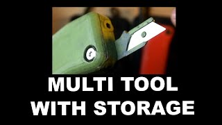 DIY multitool with storage #diy #multitool #everydaycarry