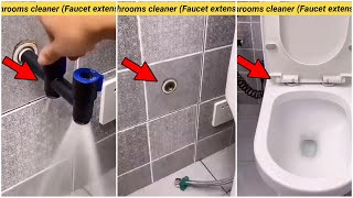 bathroom faucet extension || How To Clean Bathroom Tiles & Taps #shorts