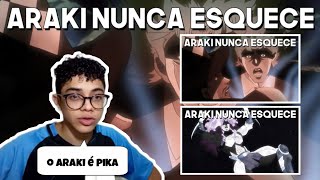 REAGINDO a ARAKI NUNCA ESQUECE PARTE 1 e 2 | @Medive