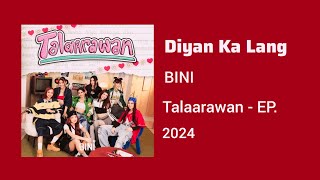 BINI - Diyan Ka Lang (Remastered Audio)