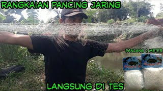 SIMPLE ‼ Cara Membuat Rangkaian Pancing Jaring | Dua Kail