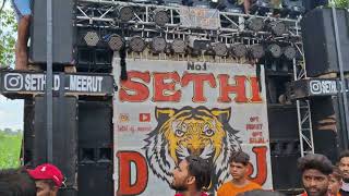 DJ SETHI SE 🔥किसी ने भी कॉम्पटिशन नही किया 😨 ||2024 HARIDWAR KAWAD YATRA || @sanjuhindumoradabadi