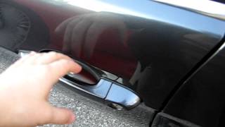 BMW E90 330i Comfort Access - Openning with Mirrors.avi