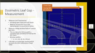 IMRT 2.0 | Physics Session 8 | Commissioning Critical #3: Dosimetric leaf gap