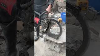 Rebar and Concrete Cutting | High-Frequency Ring Saw for Precise Door and Window Openings