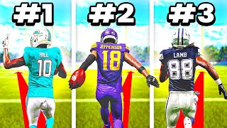 Scoring a Touchdown With EVERY TOP 10 WR!