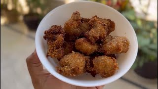 Crispy Popcorn Chicken | Bite Sized Chicken Bites Lunch Box Ideas Recipe In Urdu/Hindi