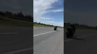 zx12r vs gsxr k6 (k6 looses 2ndgear)