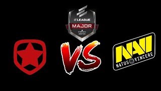 Gambit vs Navi (Natus Vincere) [ELEAGUE MAJOR 2018] FULL GAME HD