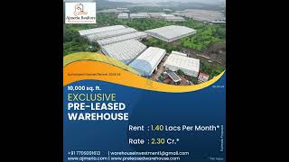 10,000SQ FT GRADE A PEB STRUCTURE PRE-LEASED WAREHOUSE PROPERTY AVAILABLE FOR INVESTMENT IN BHIWANDI