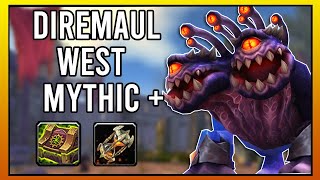 Mythic + 19 Dire Maul West Classless WoW |Project Ascension|