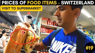 Prices of FOOD ITEMS in SWITZERLAND | Visit to SUPERMARKET in LAUTERBRUNNEN